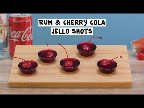 black cherry and coke jello