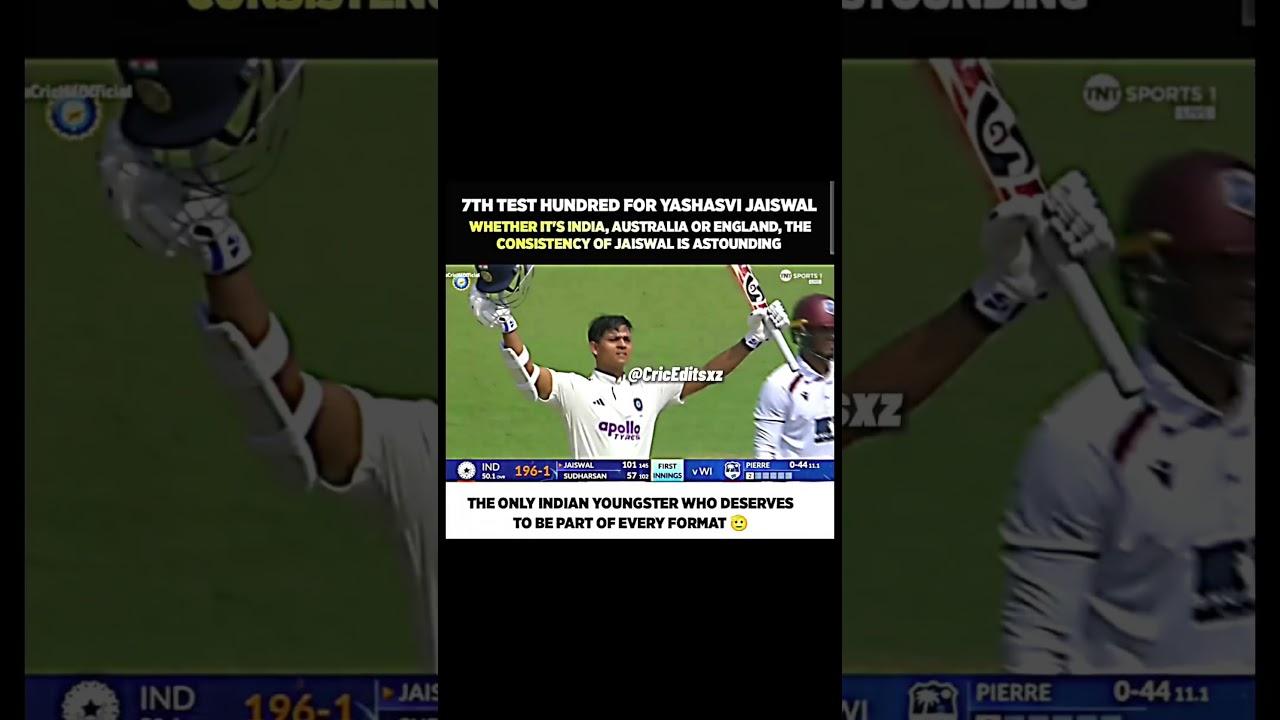 Hundred For Yashasvi Jaiswal 🔥 