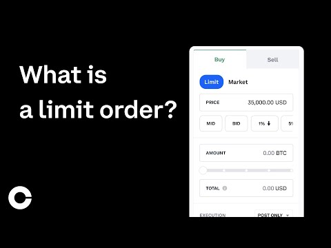 Coinbase Advanced Trading: What Is A Limit Order?