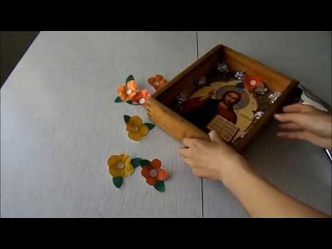 Как украсить икону быстро и просто