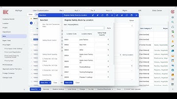 [ECOUNT Practice] Inventory I - Setup - Item - Safety Stock