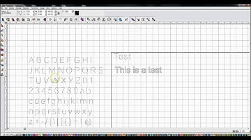 Torchmate CAD/CAM:  Single Line or Stick Fonts