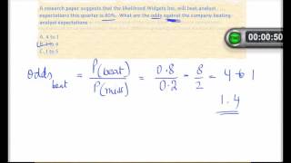 CFA Level 1 SS02 Solved Problem - Quantitative Methods - Statistics & Probability