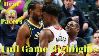 Super classic battle between Jimmy Butler vs T.J.Warren - Heat vs Pacers Full Game Highlights