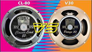 Celestion HEAVY HITTERS | CL80 vs. V30 | Speaker Shootout