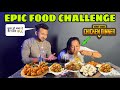 Bottle flip food challenge with bhukkar wife  eating food challenge  priya jeet vlogs dailyvlog