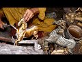 Brass Horse Making | Brass Decoration Item Making | Brass Casting with Amazing Skills