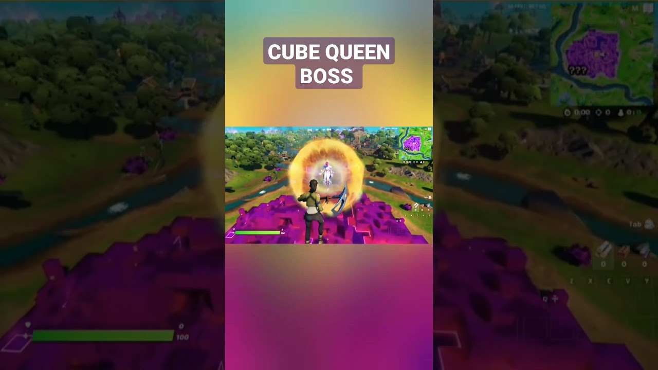 Cube Queen Boss | Fortnite Cube Town 