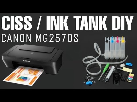 How to Install CISS KIT or INK TANK on Canon MG2570s, MG25xx Safely and Easily