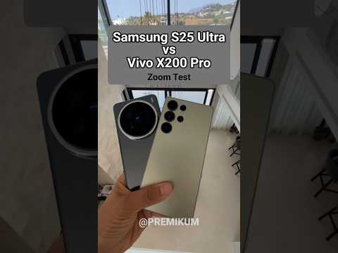 Samsung S25 Ultra vs Vivo X200 Pro INDOOR CAMERA TEST: Zoom Battle!