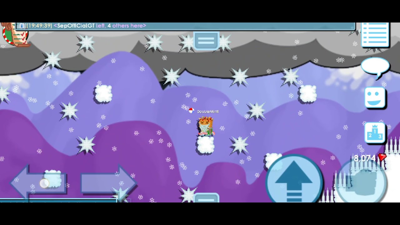 Growtopia Finishing Growch Parkour!(I GOT Icy Heart Of Winter!) OMGG