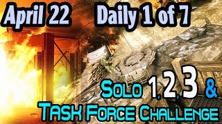 Solo 1-3 & Task Force Challenges : April 22 : Daily 1 of 7 🞔 No Commentary 🞔 Ghost Recon Wildlands
