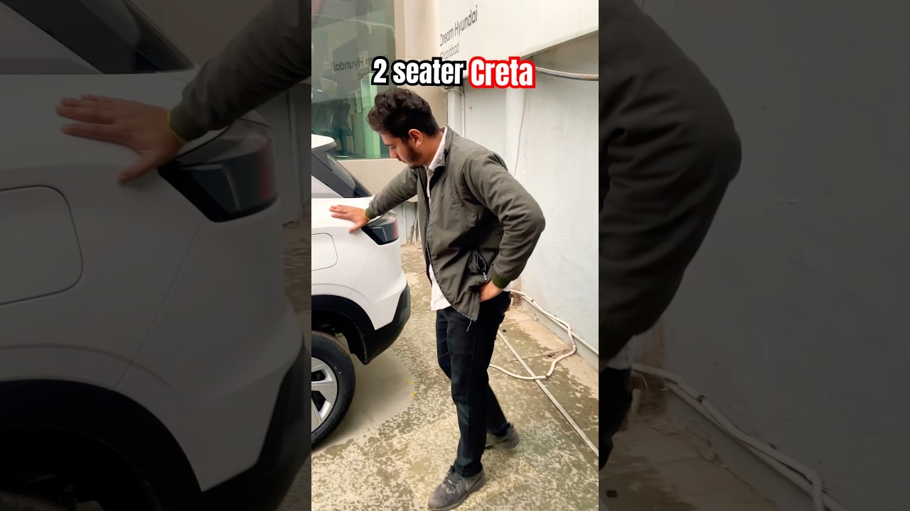 Creta E base have 60:40 splitseat foldable and have 1200 of huge boot space🔥👌.