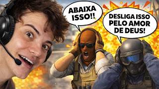 DEIXEI O TIME TODO SURDO COM O ÁUDIO ESTOURADO! 🔈🔥 (VIROU UM CAOS)