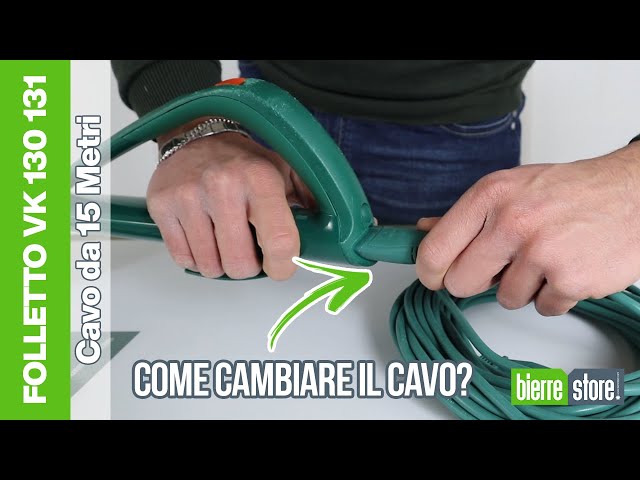 Come cambiare il cavo elettrico Folletto vk 131 vk 130 15 metri