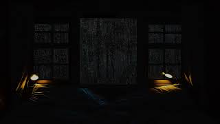 Beat Insomnia ⛈️ Thuner Storm Window with Rain & Thunder- Relaxation, Meditation and Sleep Soundly