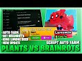 Plants Vs Brainrots Script *NO KEY* - King Limone Seed, Auto Farm, Instant Kill, Dupe &amp; More! 🍋⚔️