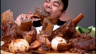 BRAISED SHORT RIBS WITH COCONUT CREAM | MUKBANG ASMR