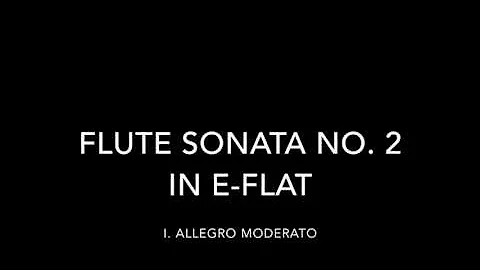Flute Sonata in Eb -JS Bach