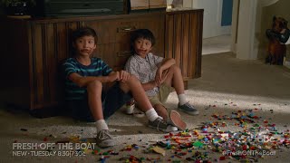 Evan and emery misbehave in their adorable way to try get attention
from parents. watch a scene fresh off the boat - season 2, episode 7:
"the ...