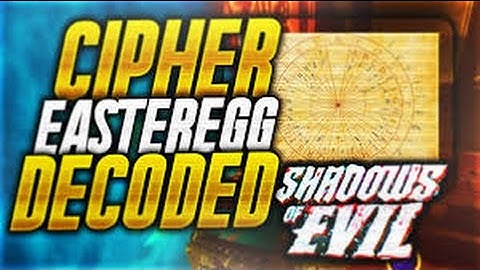 Black ops 3 Shadow of Evil cipher code Reveal!!!!!