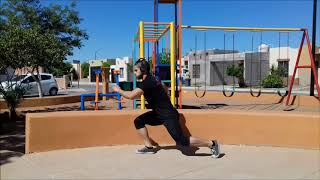 Desplante Atras Rodillazo Saltando