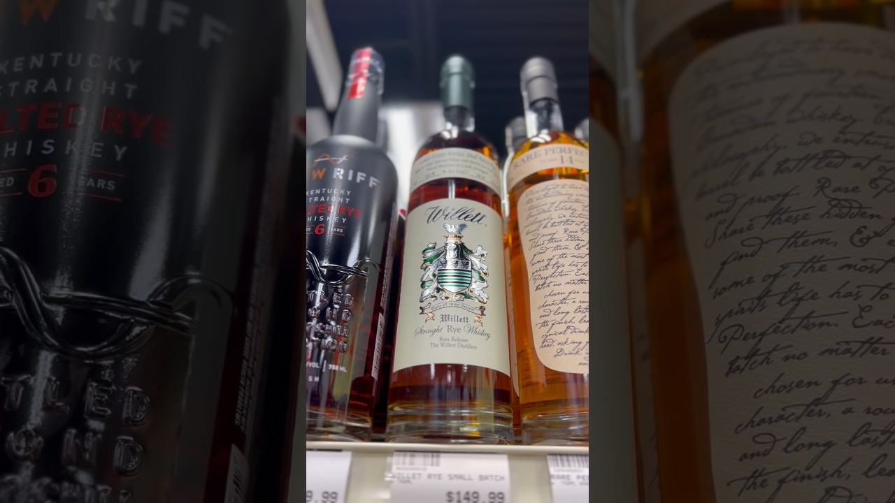 WOULD YOU BUY WILLETT RYE WHISKEY FOR $150⁉️Comment Below🔥 