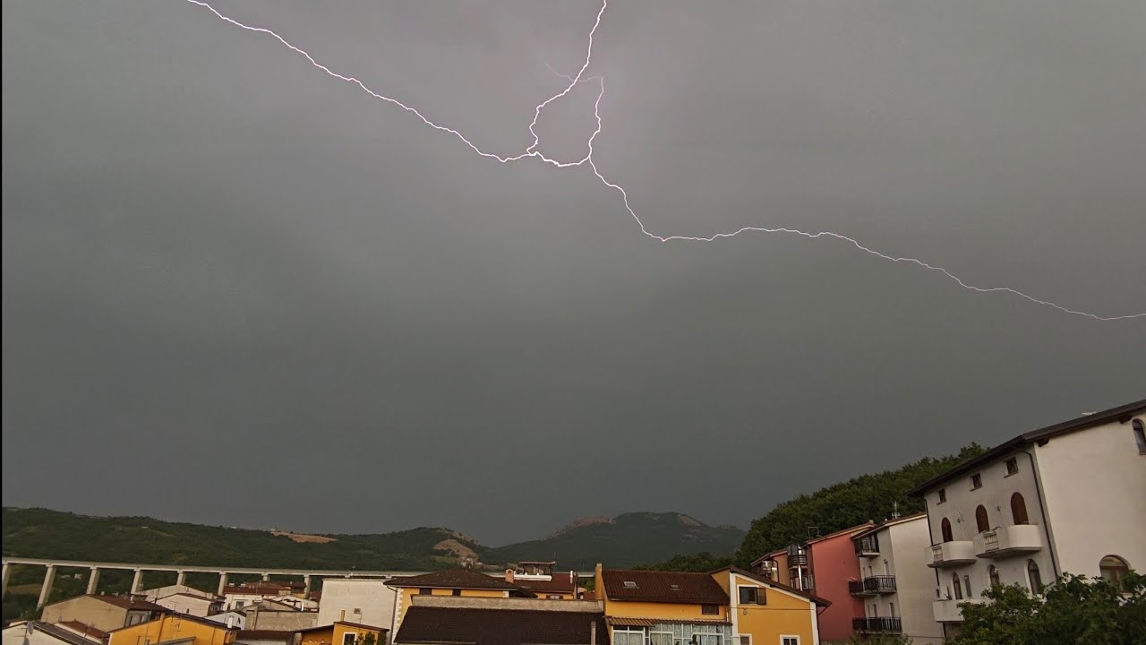 I've never heard so much thunder😱💥