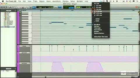 Pro Tools 8 101   Editing MIDI Notes