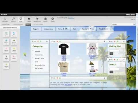 Adding a search widget using the iHost.net store