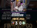 “ALTITUDE NÃO É JUSTIFICATIVA PRA NADA QUE ACONTECEU ONTEM COM O PALMEIRAS”🤷‍♂️