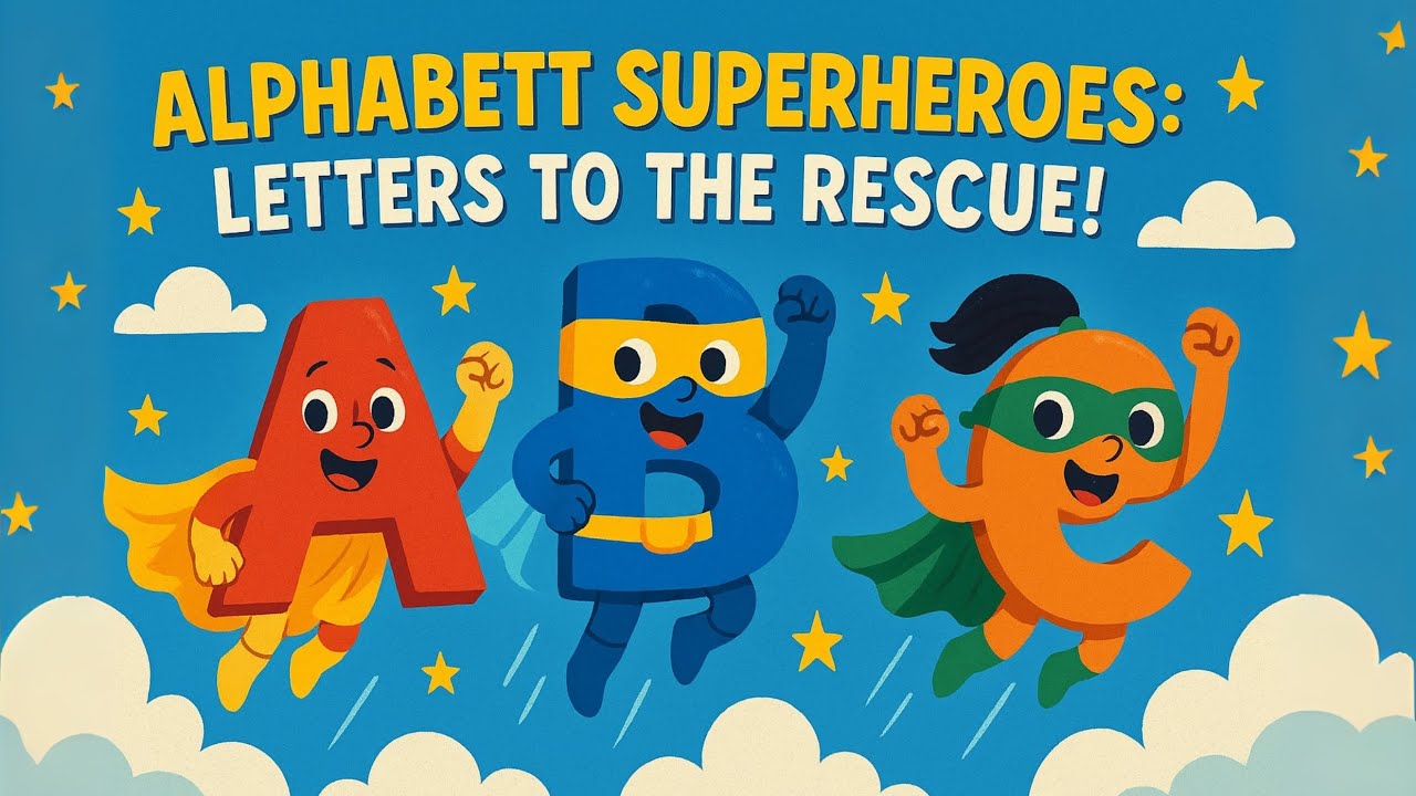 Alphabet Superheroes! 🦸‍♀️ ABC Rescue Song for Kids | A to Z Powers | Lively Cartoon World