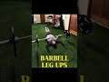 Barbell Leg Ups