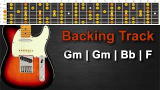 Hard Rock Guitar Backing Track in G Minor | 128 BPM |