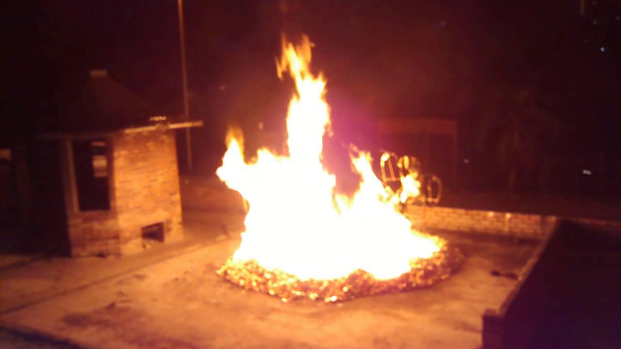 Ah-Ma's Paper Offerings - Almost Totally Consumed by Fire