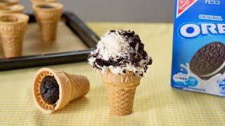 Trick Recipes: Oreo Ice Cream Cupcakes なんちゃってオレオアイスクリーム