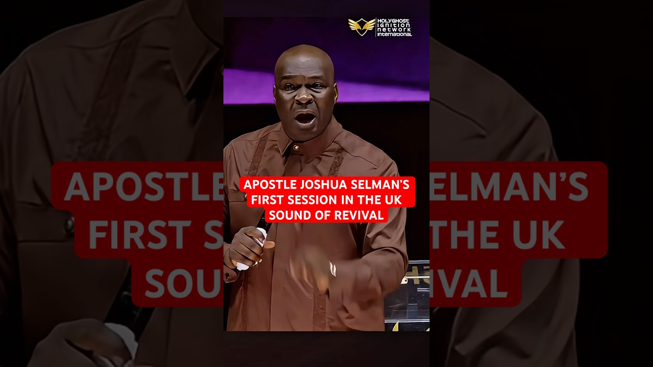 ⁣Apostle Joshua selman’s First Session at Uk Sound of revival #apostlejoshuaselman