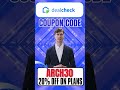 Dealcheck Coupon Code : (ARCH30) Flat 20% Discount On Subscription Plan