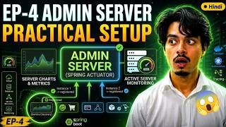 Admin Server Practical Setup | Monitoring Microservices | Spring Boot Microservices Course #4 📊
