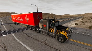 BeamNG Realistic Train crash compilation Part 1 | Extra clips