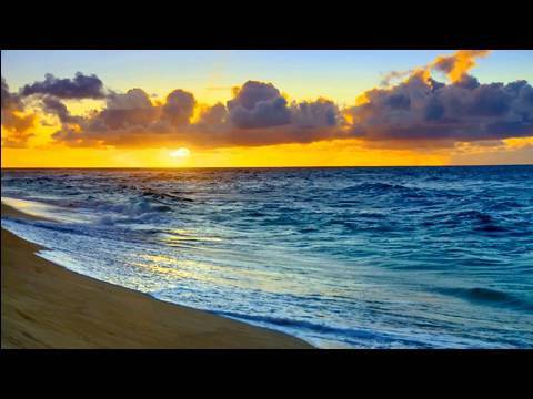 Relaxing Nature Scenes - Hawaii Sunset relaxing ocean waves