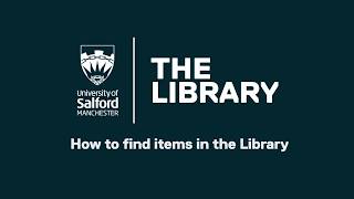 How to find items in the Library