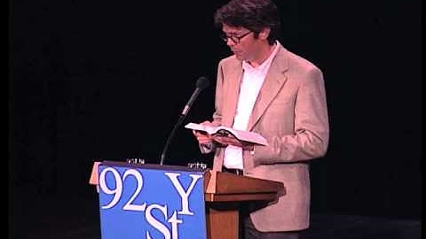 Jonathan Franzen reads from The Corrections