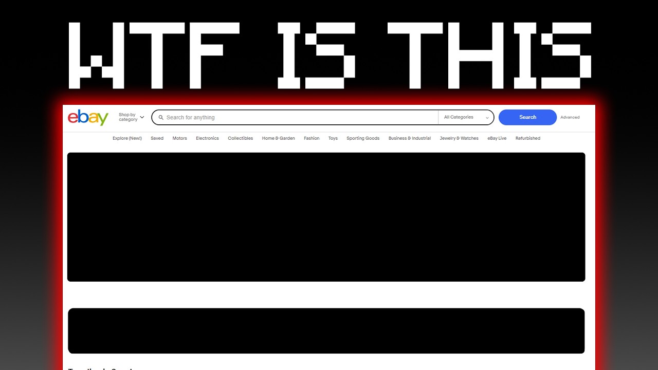 I Redesigned Ebay's MESS of a Website
