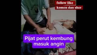 Pijat perut kembung masuk angin