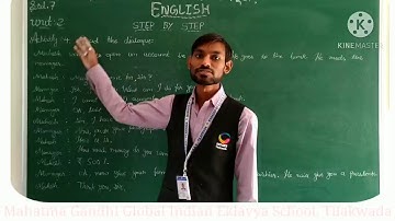 Std.7: ENGLISH (Sem-2) : UNIT-2: ACTIVITY-4