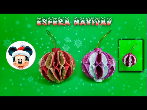COMO HACER ESFERAS EN FOAMI O GOMA EVA