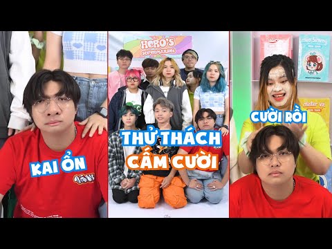 Thử Thách Cấm Cười Cùng Các Thành Viên HeroTeam 🤣
