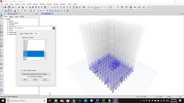How to assign gravity loads and to replicate stories in ETABS software (Lecture 3)