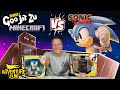 Heroes of Goo Jit Zu Minecraft Enderman vs Chaos Emerald Sonic The Hedgehog AdventureFun Toy review!